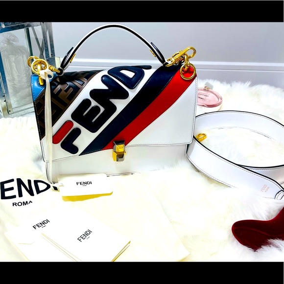 FENDI x FILA Kan I Mania logo shoulder bag - Picture 1 of 8